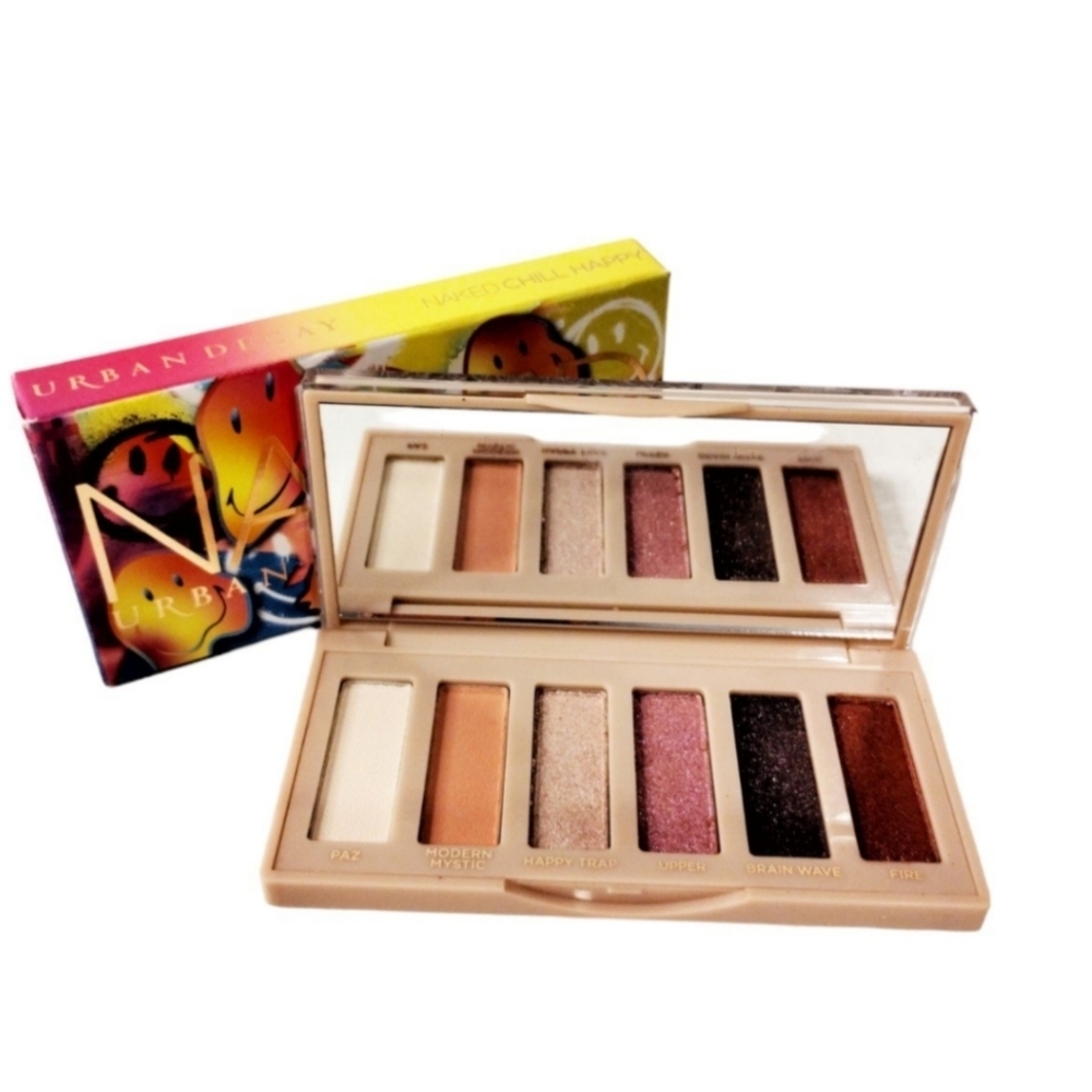 URBAN DECAY SMILEY‎ Mini Naked Palette CHILL HAPPY 6 tones